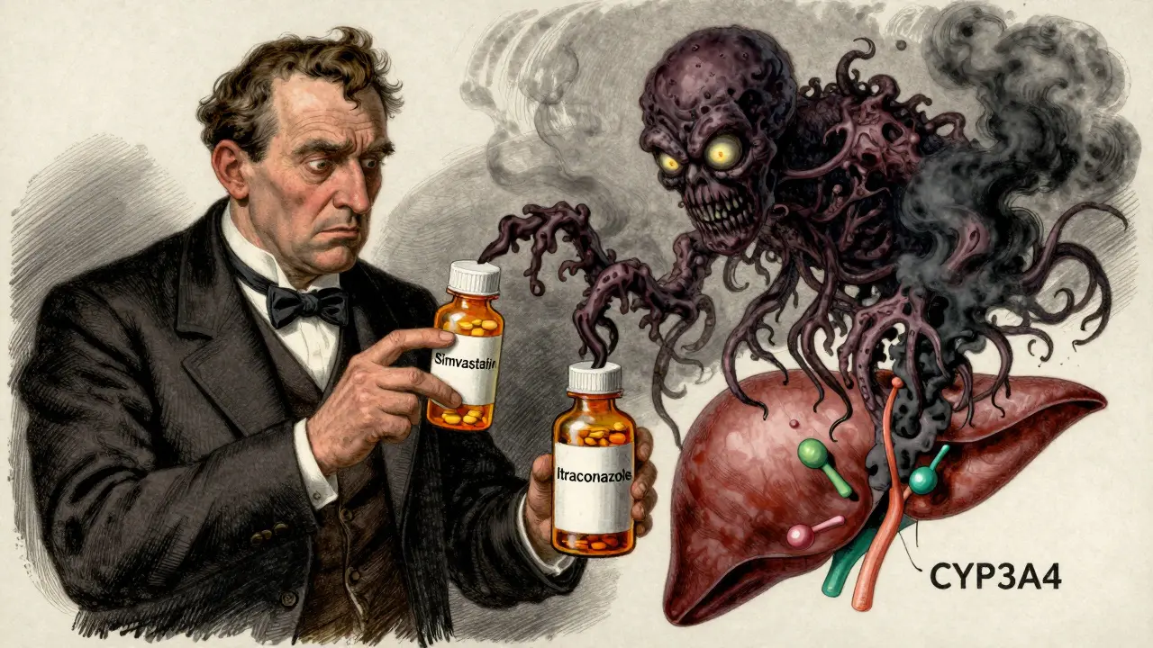 Statins and Antifungal Medications: What You Need to Know About Rhabdomyolysis Risk